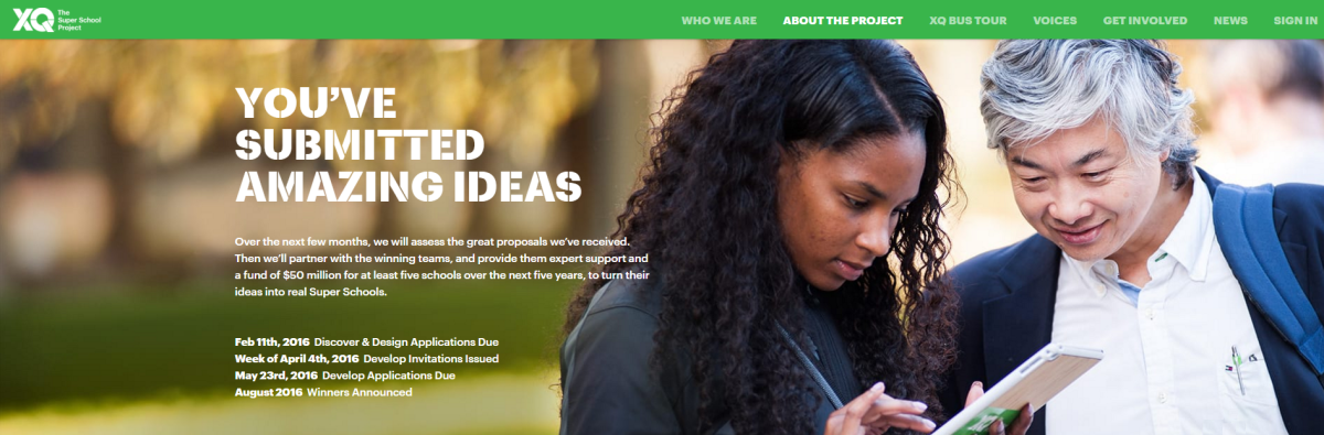 Walkabout Consilient School is a FINALIST in the XQ Super School Competition!!!